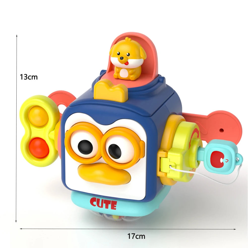 Montessori Busy Board Cube
