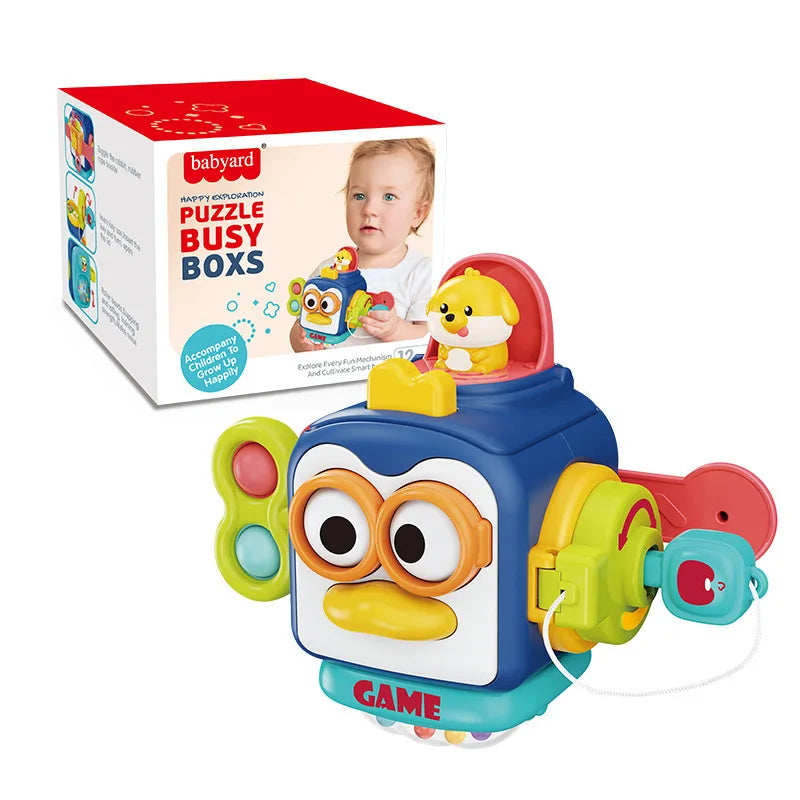 Montessori Busy Board Cube