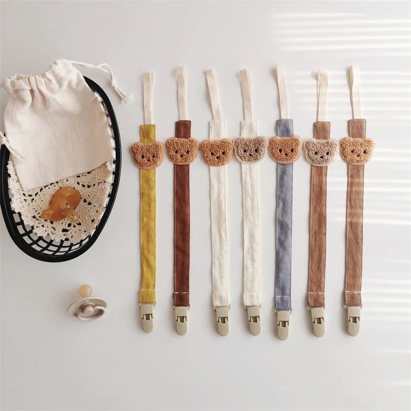 Bear Pacifier Clip Strap