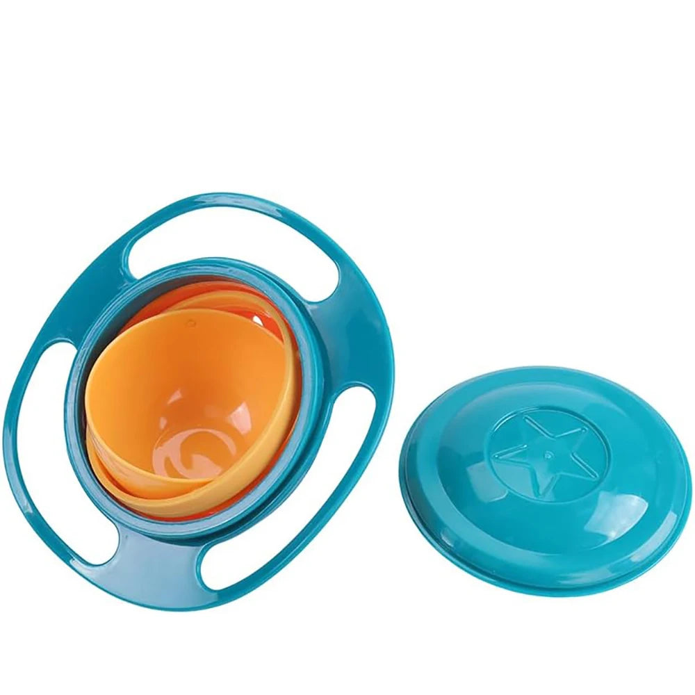 Spill-Proof Gyro Feeding Bowl