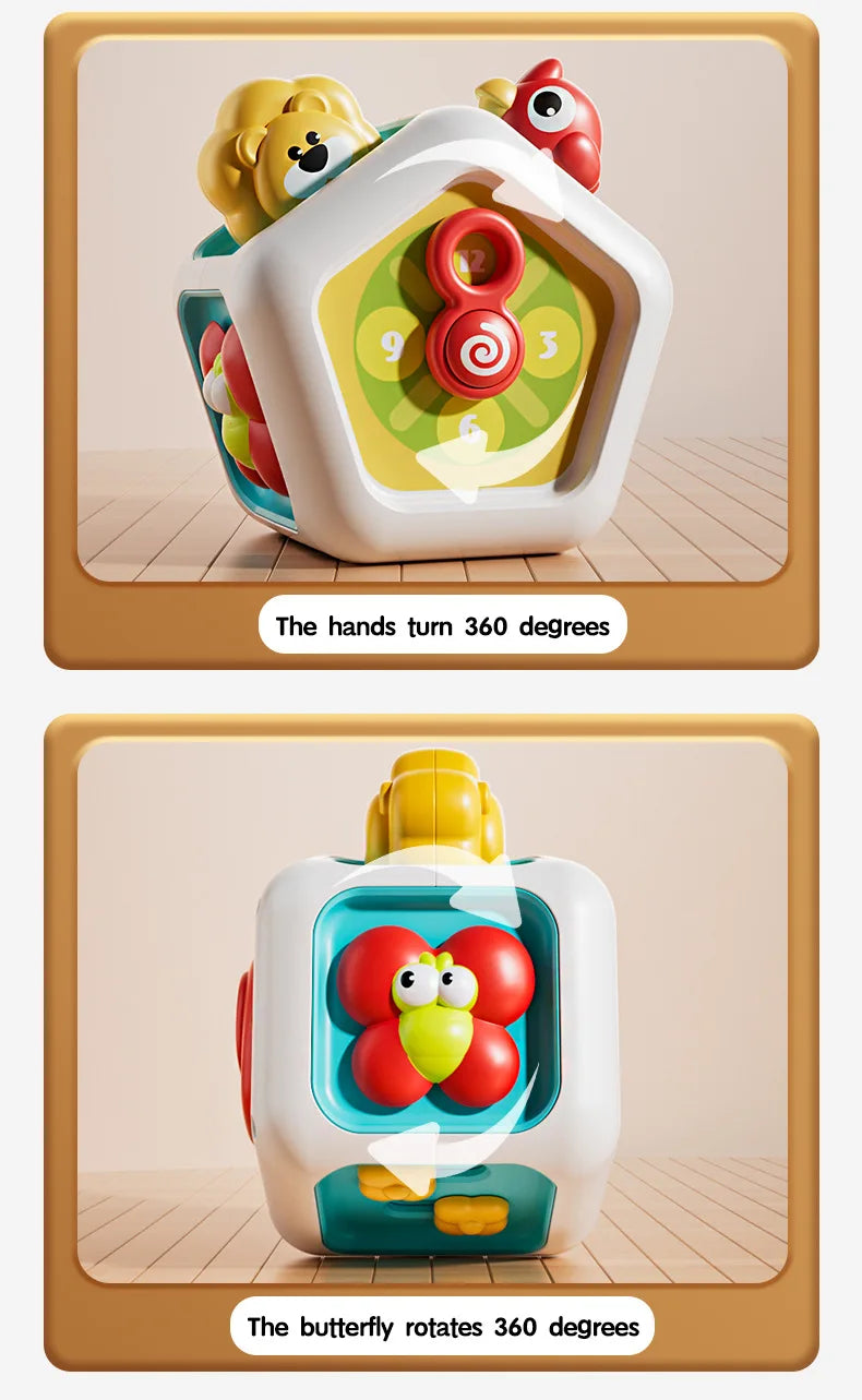 Montessori Busy Board Cube