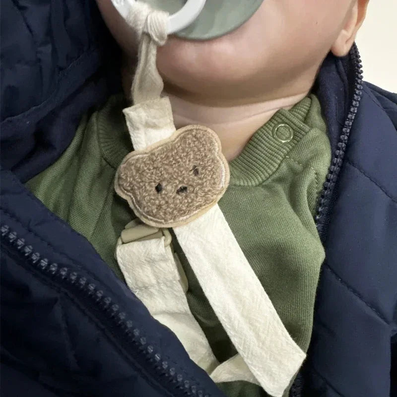 Bear Pacifier Clip Strap