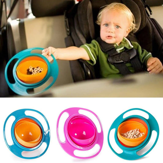 Spill-Proof Gyro Feeding Bowl