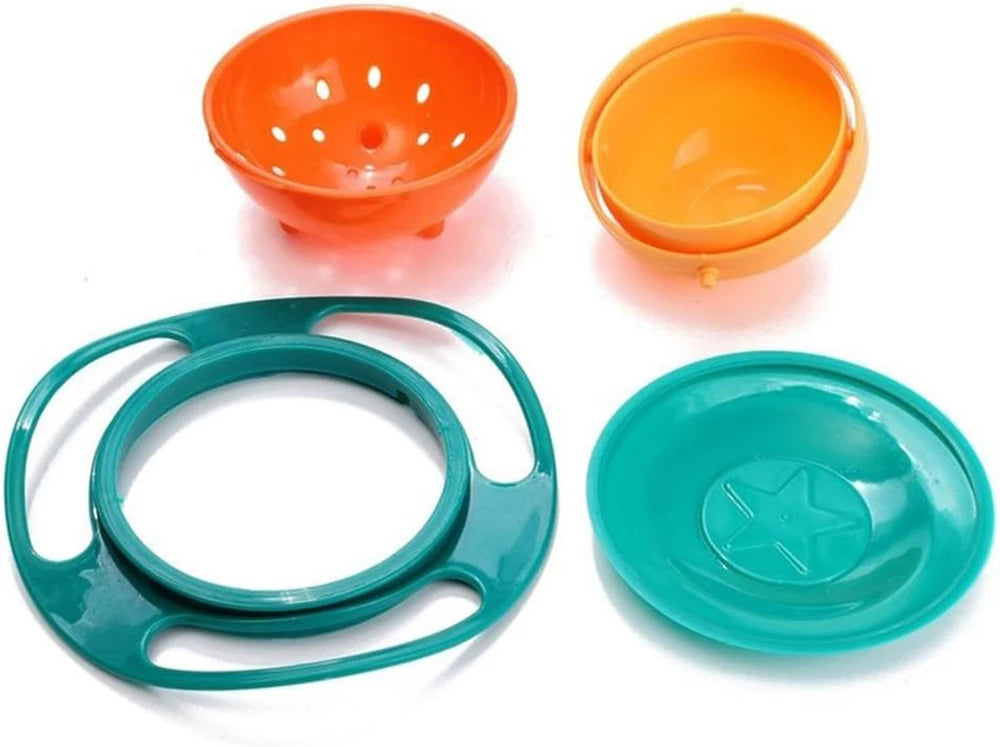 Spill-Proof Gyro Feeding Bowl