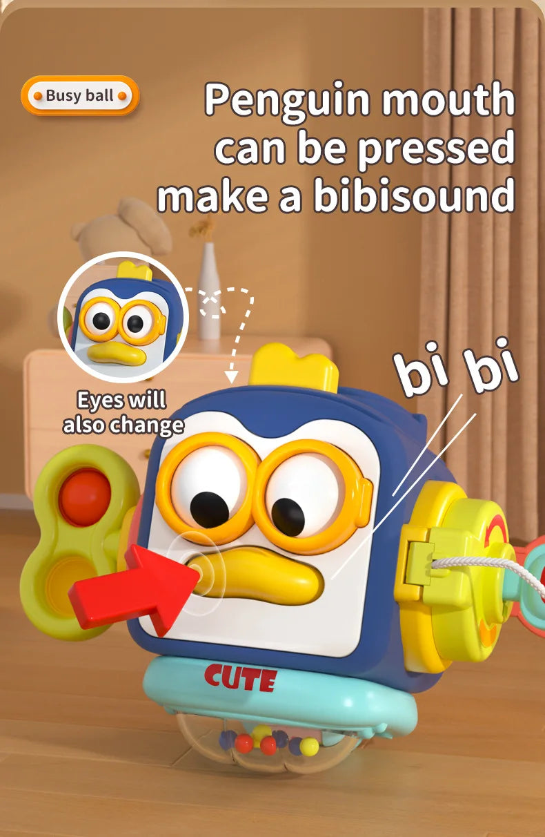 Montessori Busy Board Cube