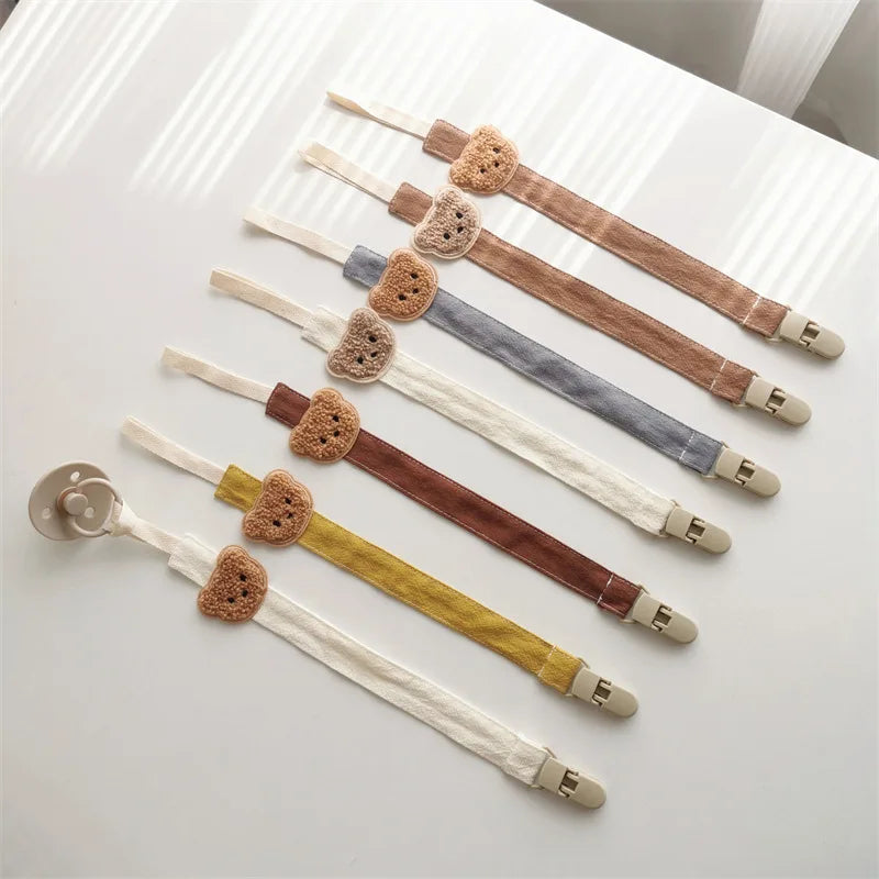 Bear Pacifier Clip Strap