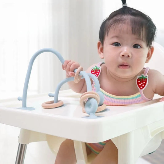 Natural Wood Silicone Teether