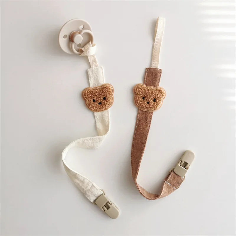 Bear Pacifier Clip Strap
