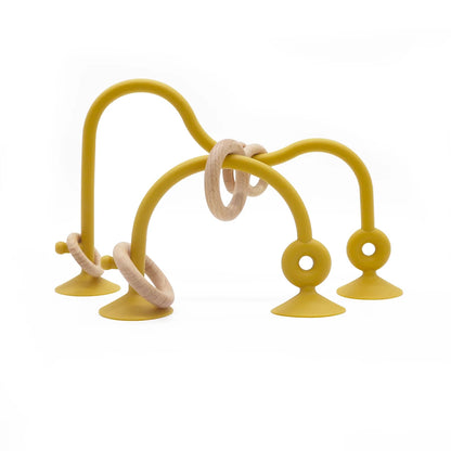 Natural Wood Silicone Teether