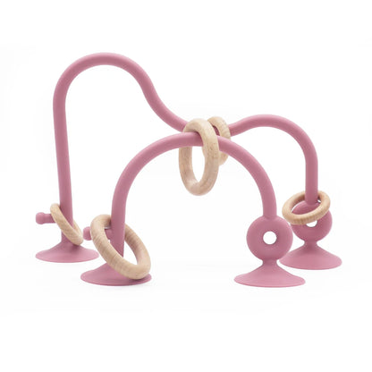 Natural Wood Silicone Teether