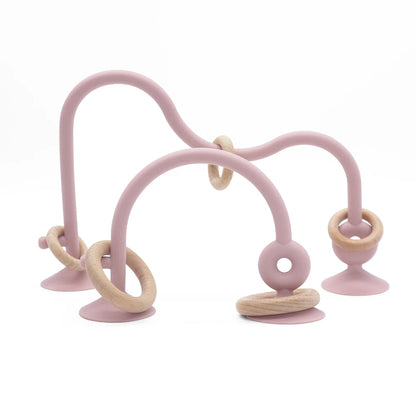 Natural Wood Silicone Teether