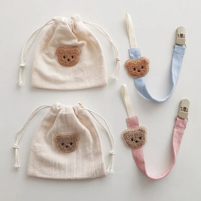 Bear Pacifier Clip Strap