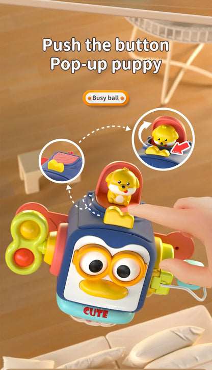 Montessori Busy Board Cube