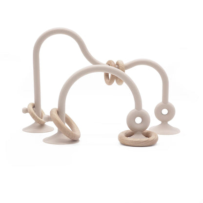 Natural Wood Silicone Teether