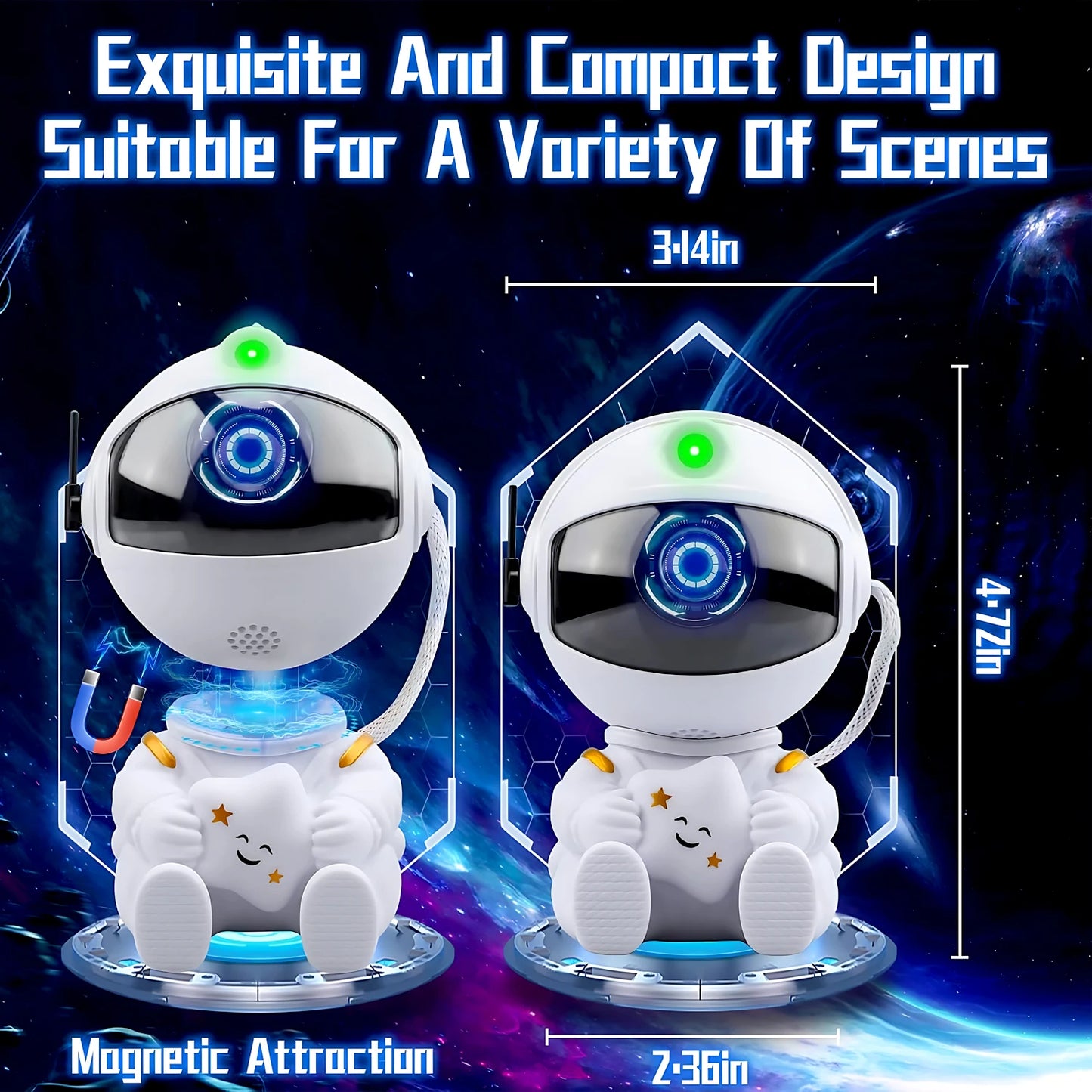 Astronaut Starry Night Light