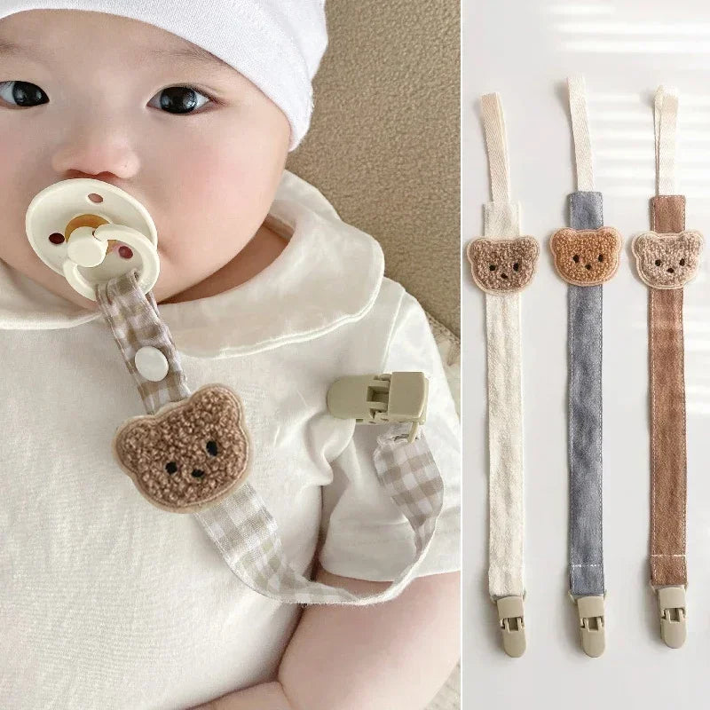 Bear Pacifier Clip Strap