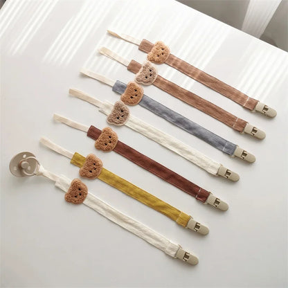 Bear Pacifier Clip Strap